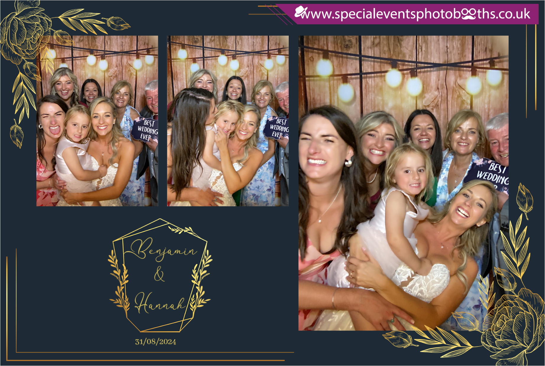 Hannah & Ben's Wedding | View more photos from the event at my.specialeventsphotobooths.co.uk/u/SpecialEventsPhotoBooths/Hannah-Bens-Wedding