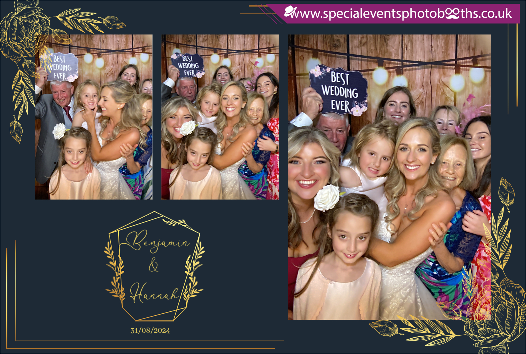 Hannah & Ben's Wedding | View more photos from the event at my.specialeventsphotobooths.co.uk/u/SpecialEventsPhotoBooths/Hannah-Bens-Wedding