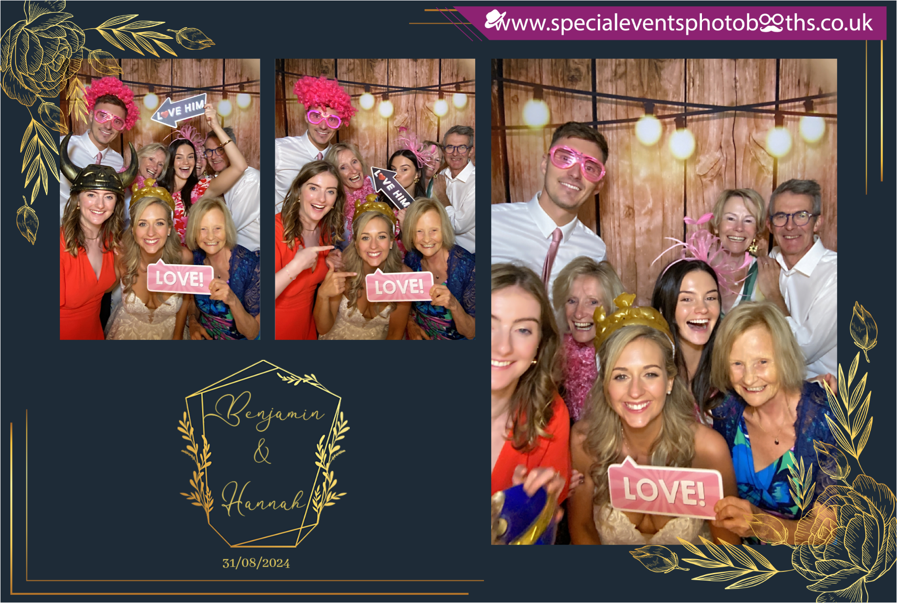 Hannah & Ben's Wedding | View more photos from the event at my.specialeventsphotobooths.co.uk/u/SpecialEventsPhotoBooths/Hannah-Bens-Wedding
