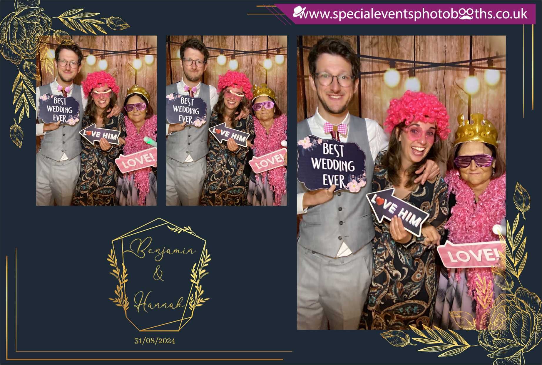 Hannah & Ben's Wedding | View more photos from the event at my.specialeventsphotobooths.co.uk/u/SpecialEventsPhotoBooths/Hannah-Bens-Wedding
