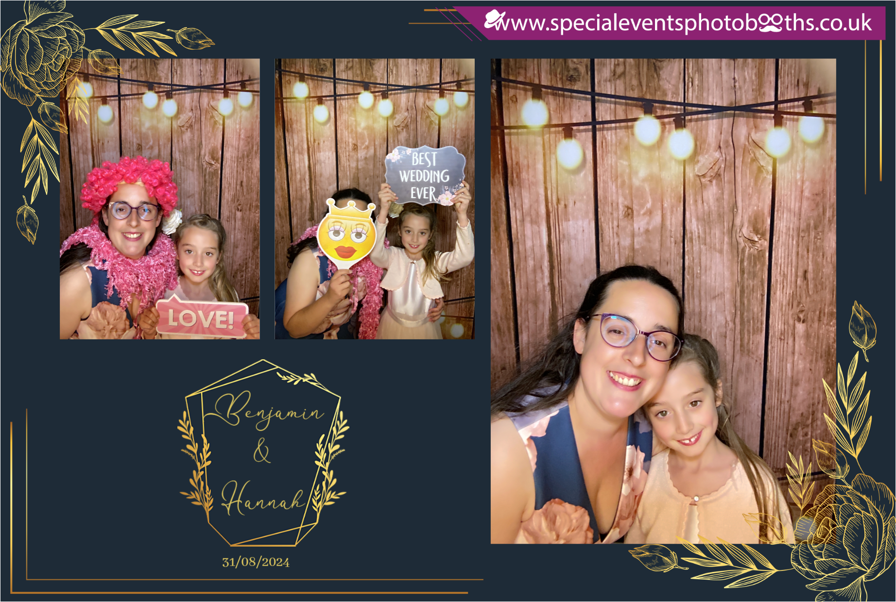 Hannah & Ben's Wedding | View more photos from the event at my.specialeventsphotobooths.co.uk/u/SpecialEventsPhotoBooths/Hannah-Bens-Wedding