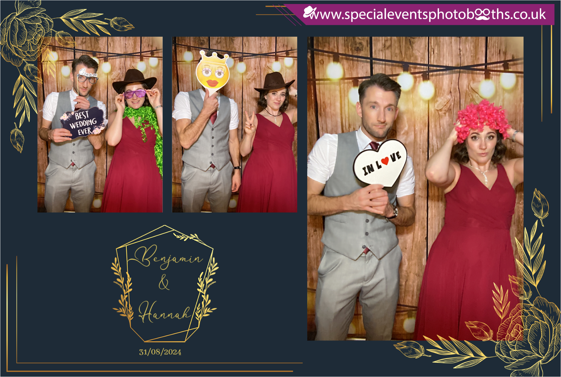 Hannah & Ben's Wedding | View more photos from the event at my.specialeventsphotobooths.co.uk/u/SpecialEventsPhotoBooths/Hannah-Bens-Wedding