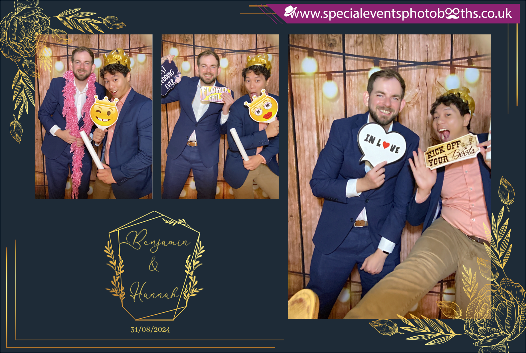 Hannah & Ben's Wedding | View more photos from the event at my.specialeventsphotobooths.co.uk/u/SpecialEventsPhotoBooths/Hannah-Bens-Wedding