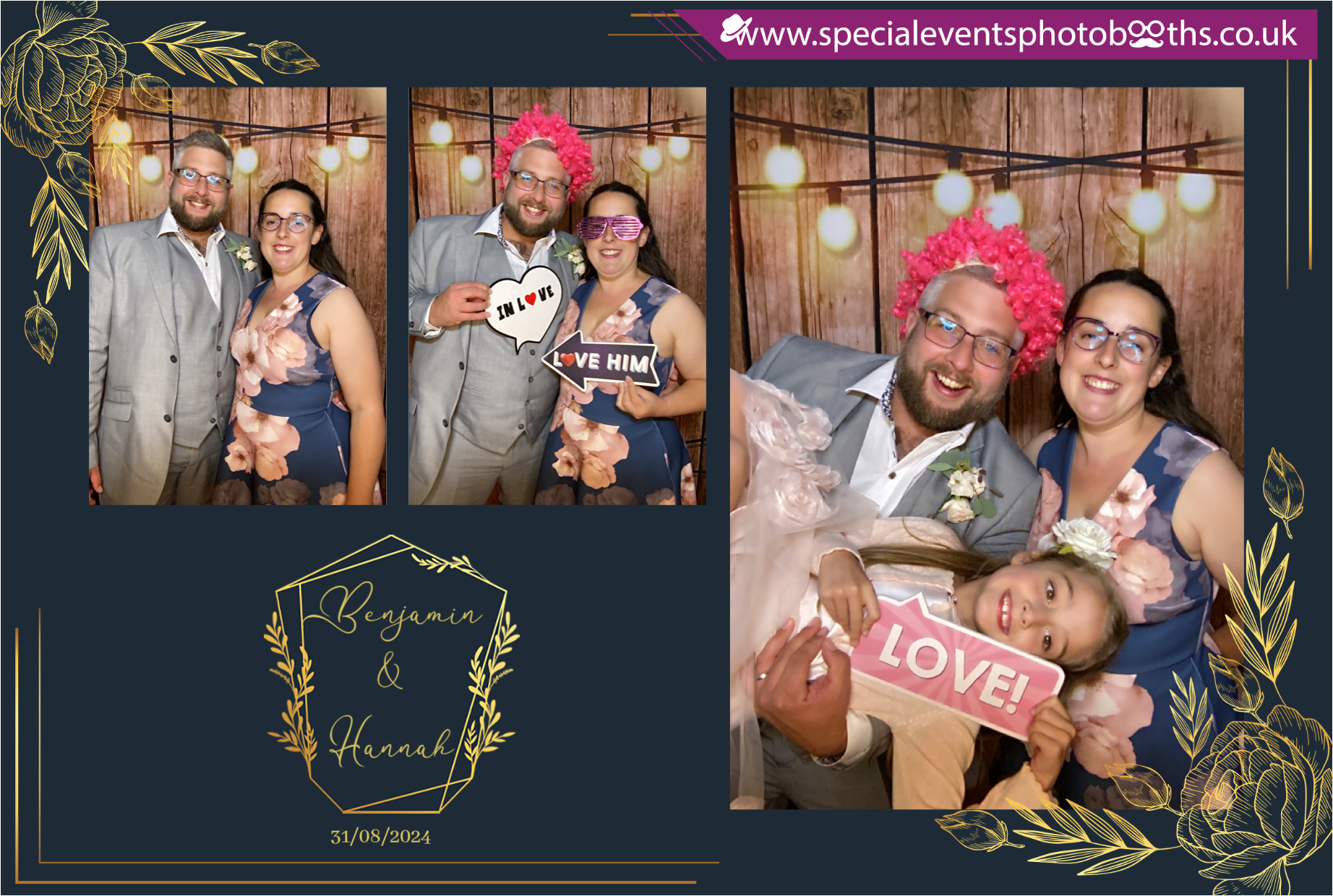 Hannah & Ben's Wedding | View more photos from the event at my.specialeventsphotobooths.co.uk/u/SpecialEventsPhotoBooths/Hannah-Bens-Wedding