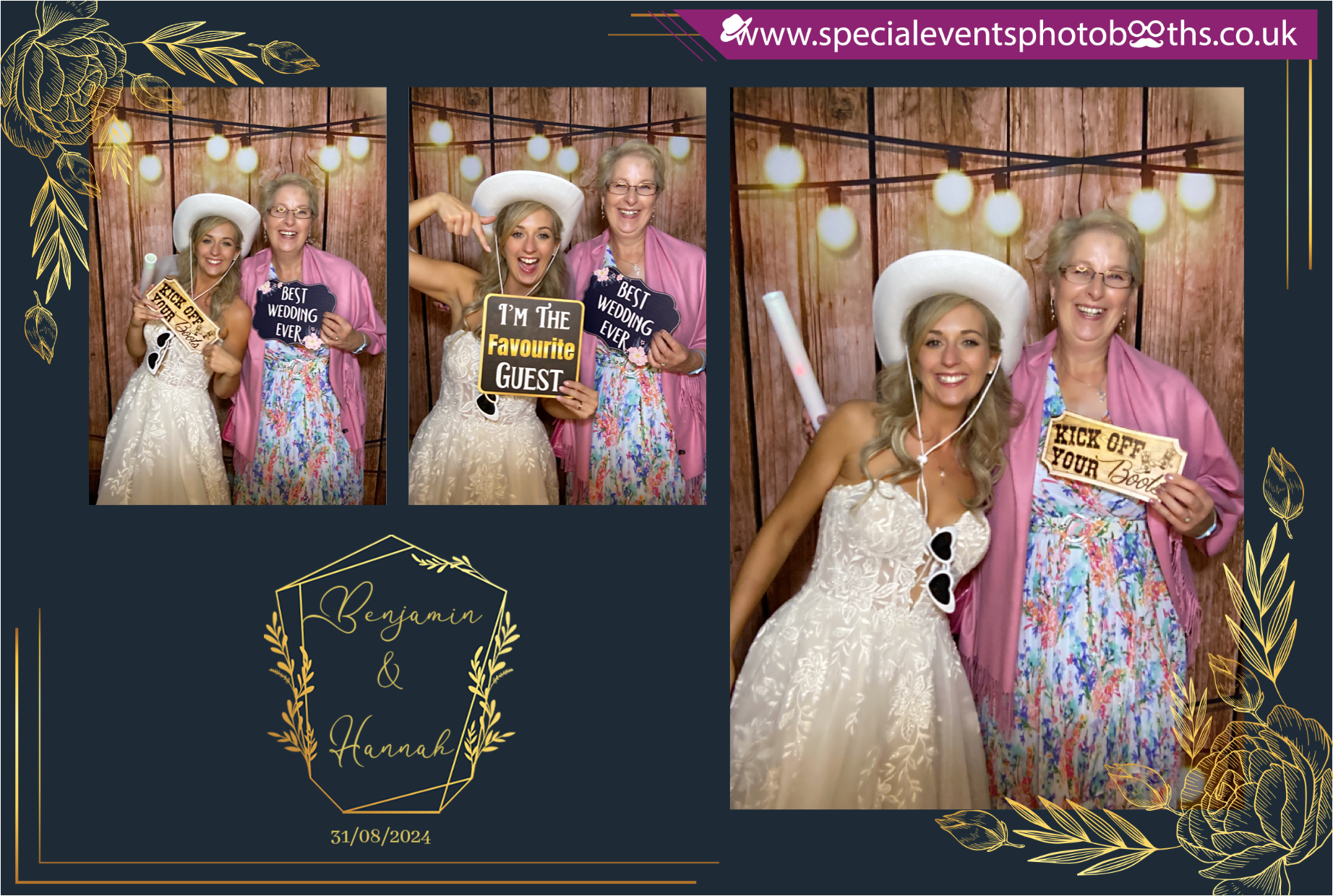 Hannah & Ben's Wedding | View more photos from the event at my.specialeventsphotobooths.co.uk/u/SpecialEventsPhotoBooths/Hannah-Bens-Wedding