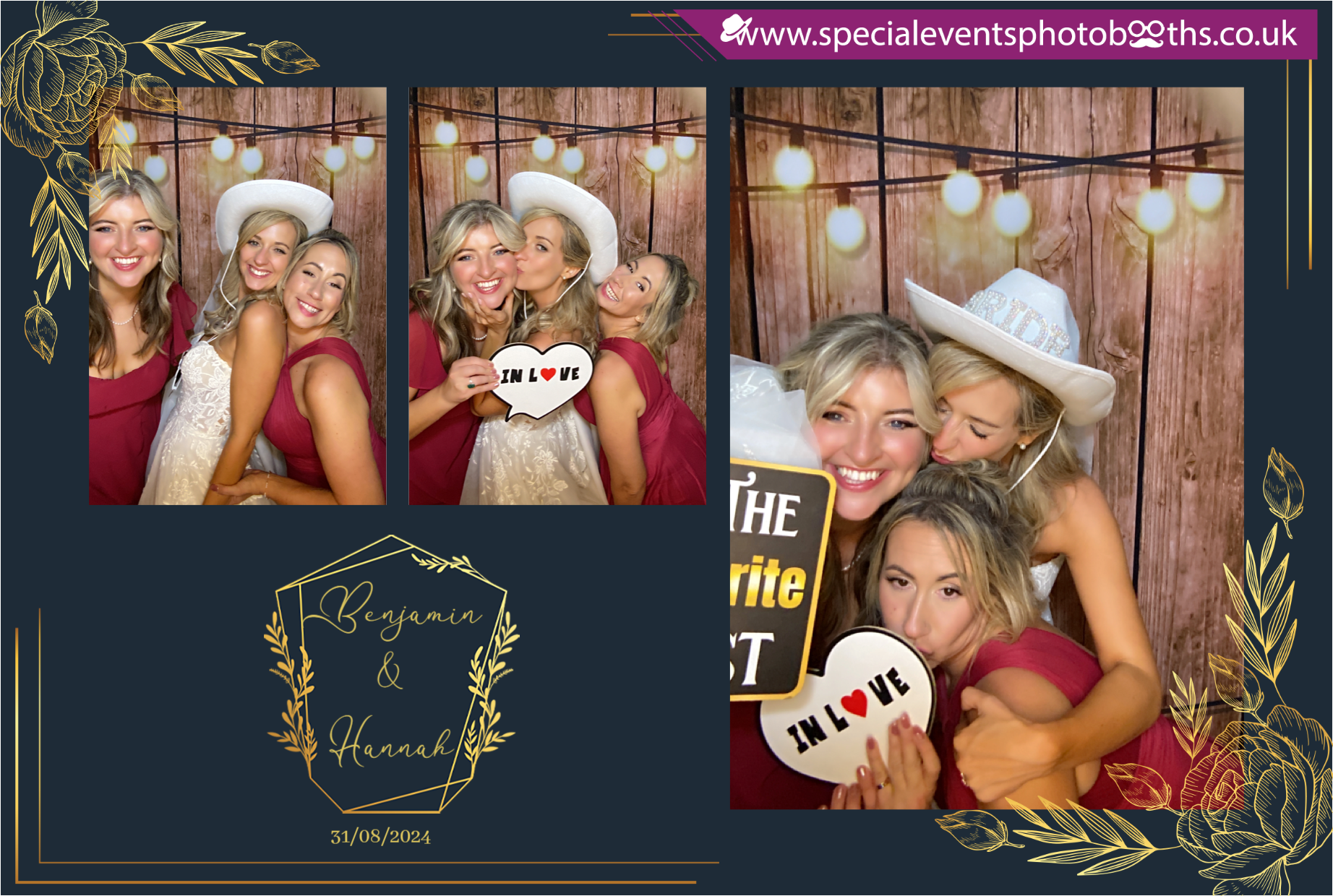 Hannah & Ben's Wedding | View more photos from the event at my.specialeventsphotobooths.co.uk/u/SpecialEventsPhotoBooths/Hannah-Bens-Wedding