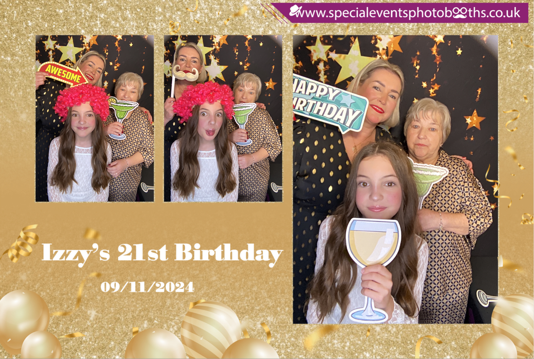 Izzy's 21st Birthday | View more photos from the event at my.specialeventsphotobooths.co.uk/u/SpecialEventsPhotoBooths/Izzys-21st-Birthday