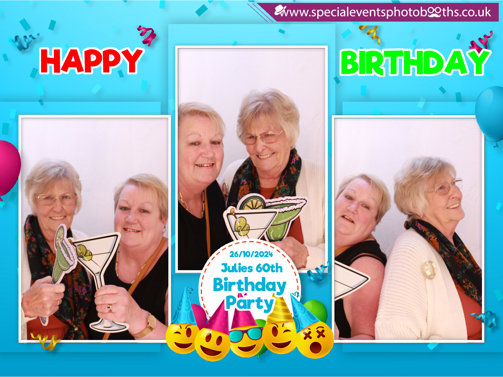 Julie's 60th Birthday | View more photos from the event at my.specialeventsphotobooths.co.uk/u/SpecialEventsPhotoBooths/Julies-60th-Birthday