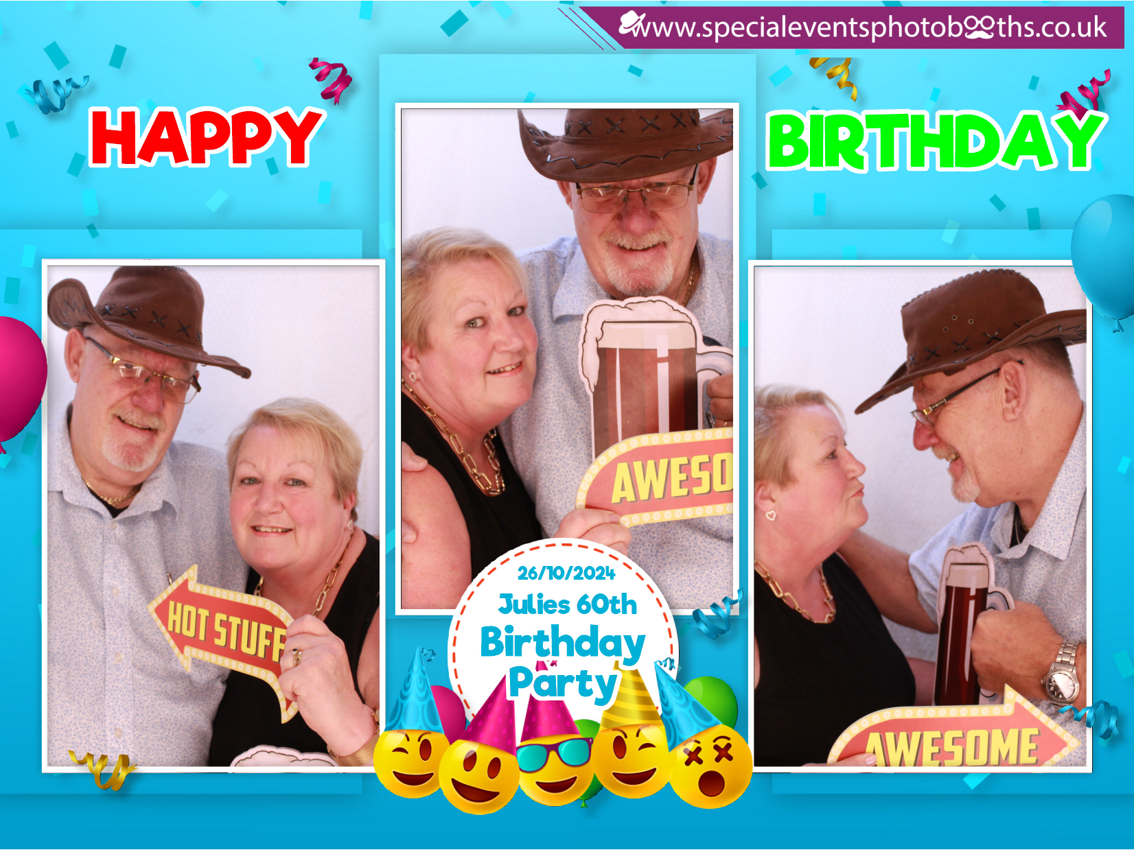 Julie's 60th Birthday | View more photos from the event at my.specialeventsphotobooths.co.uk/u/SpecialEventsPhotoBooths/Julies-60th-Birthday