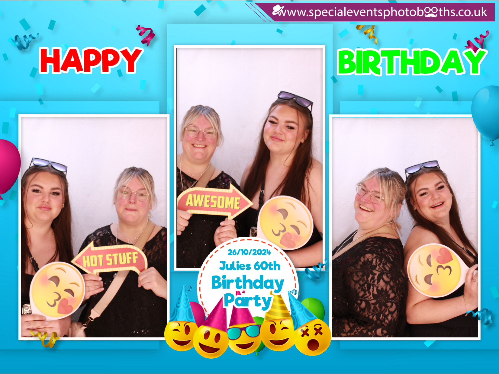 Julie's 60th Birthday | View more photos from the event at my.specialeventsphotobooths.co.uk/u/SpecialEventsPhotoBooths/Julies-60th-Birthday