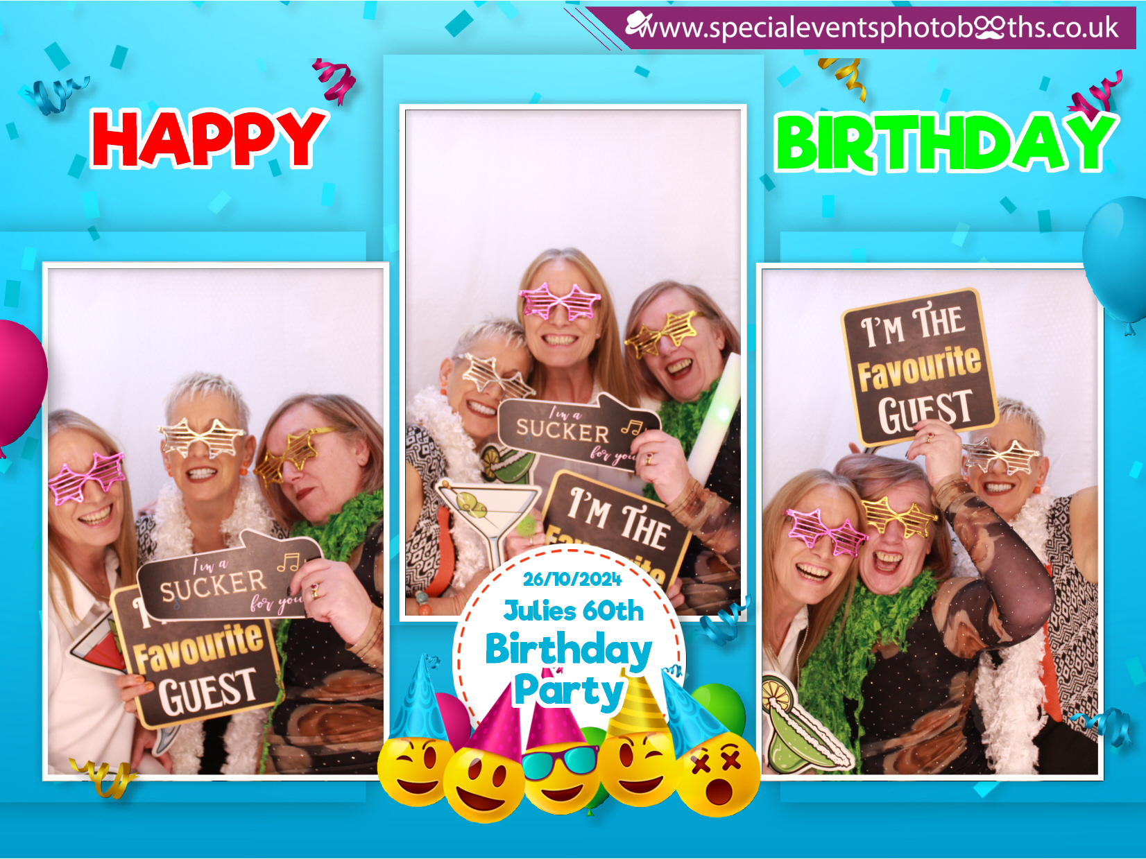 Julie's 60th Birthday | View more photos from the event at my.specialeventsphotobooths.co.uk/u/SpecialEventsPhotoBooths/Julies-60th-Birthday
