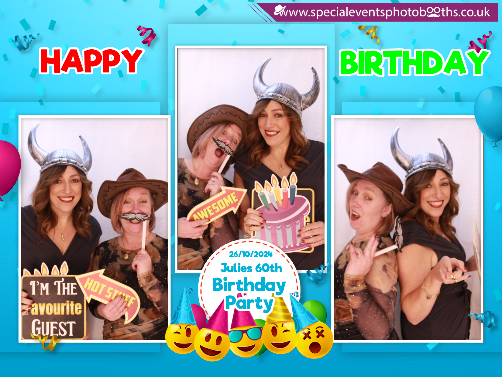 Julie's 60th Birthday | View more photos from the event at my.specialeventsphotobooths.co.uk/u/SpecialEventsPhotoBooths/Julies-60th-Birthday
