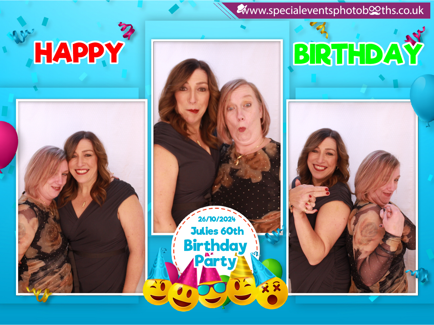 Julie's 60th Birthday | View more photos from the event at my.specialeventsphotobooths.co.uk/u/SpecialEventsPhotoBooths/Julies-60th-Birthday