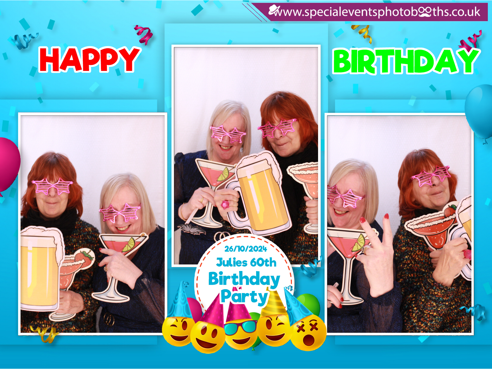 Julie's 60th Birthday | View more photos from the event at my.specialeventsphotobooths.co.uk/u/SpecialEventsPhotoBooths/Julies-60th-Birthday