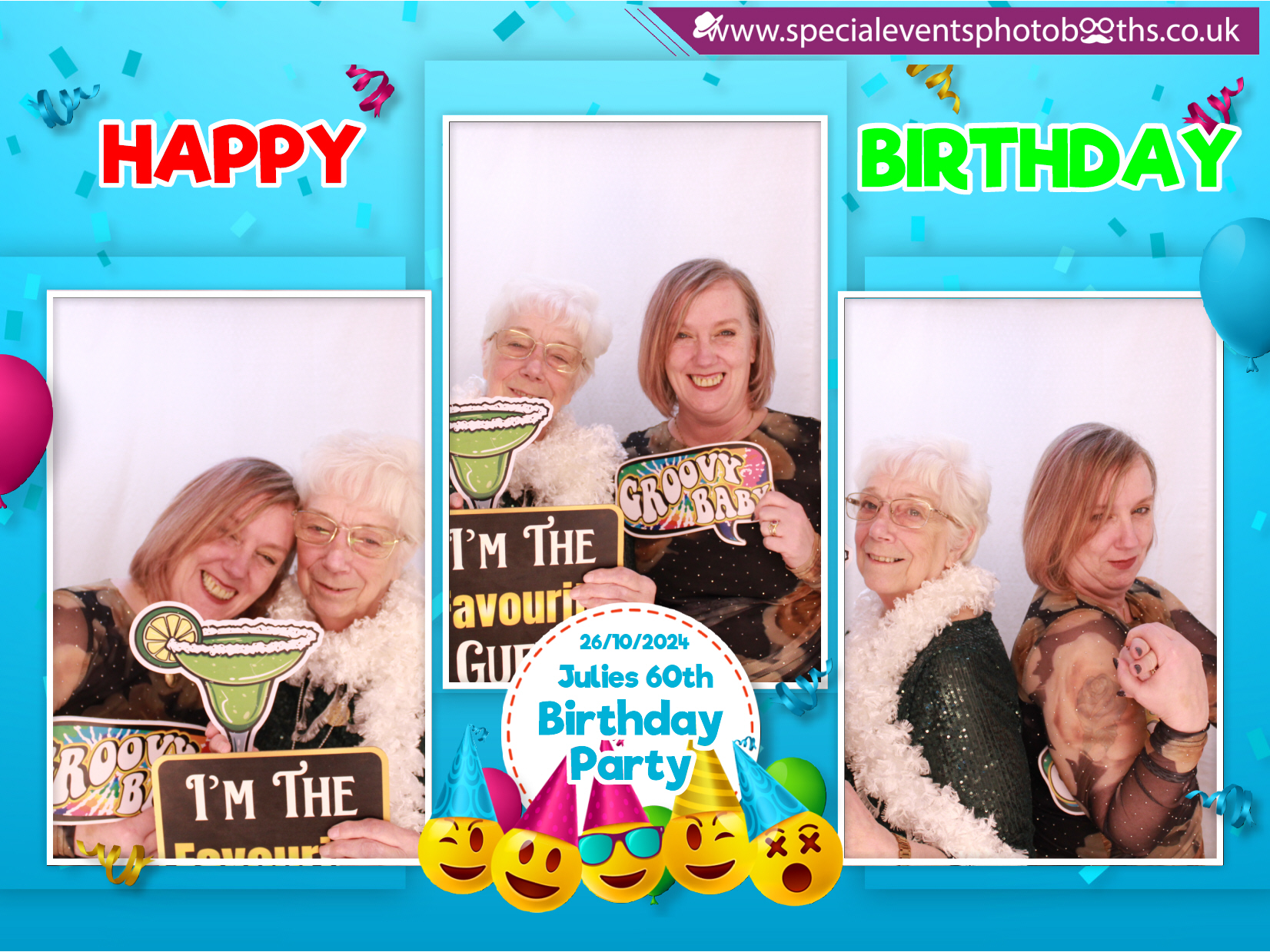 Julie's 60th Birthday | View more photos from the event at my.specialeventsphotobooths.co.uk/u/SpecialEventsPhotoBooths/Julies-60th-Birthday