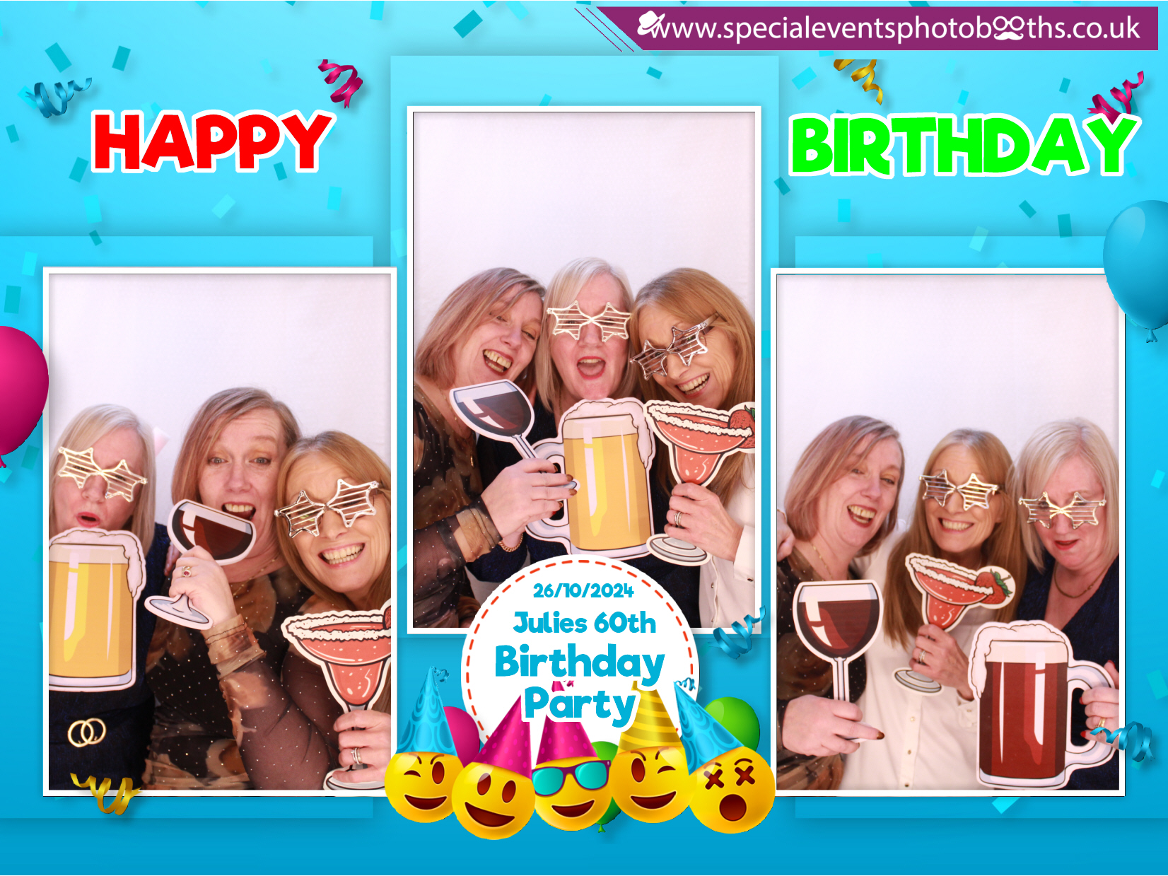 Julie's 60th Birthday | View more photos from the event at my.specialeventsphotobooths.co.uk/u/SpecialEventsPhotoBooths/Julies-60th-Birthday