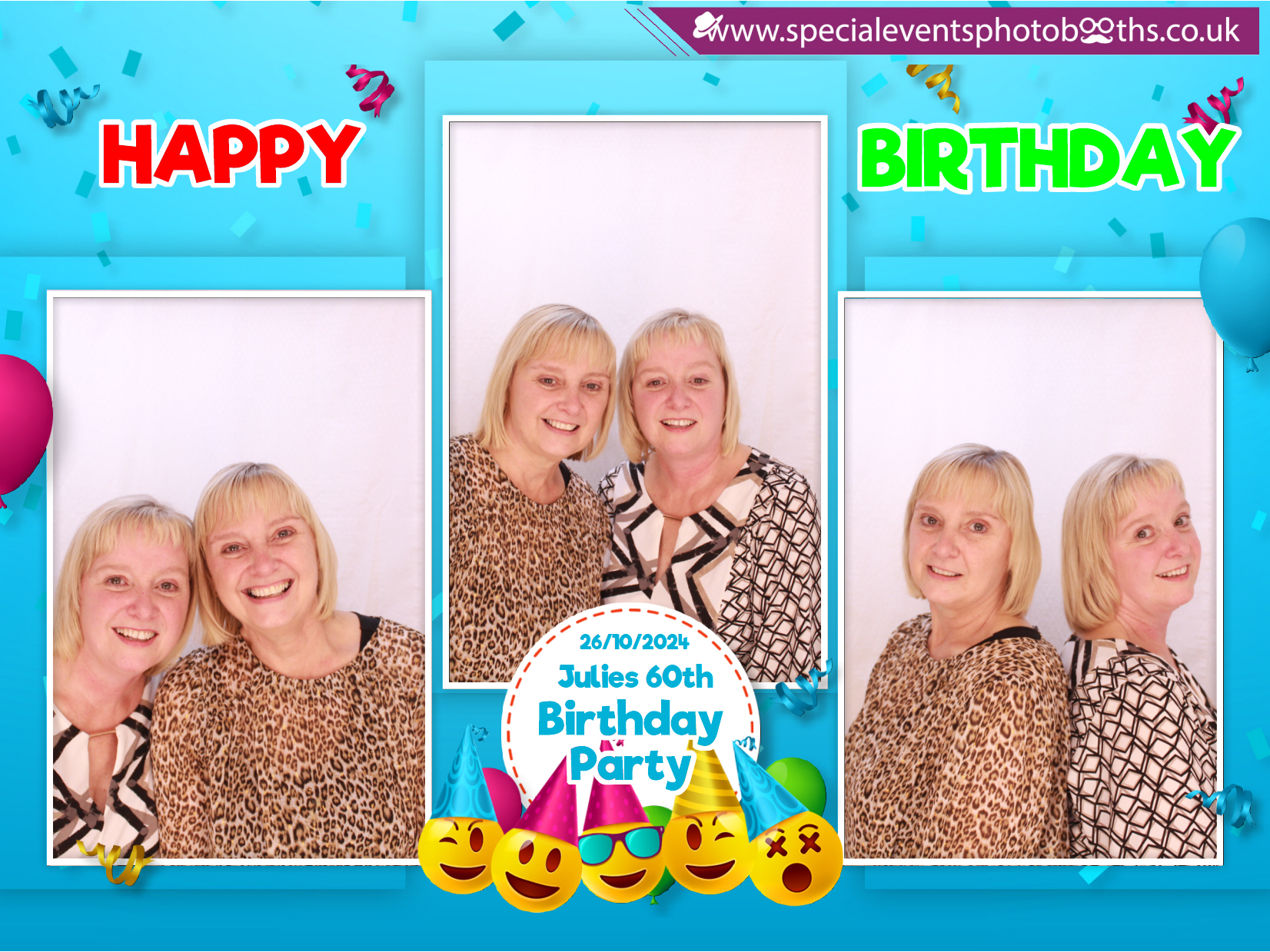 Julie's 60th Birthday | View more photos from the event at my.specialeventsphotobooths.co.uk/u/SpecialEventsPhotoBooths/Julies-60th-Birthday