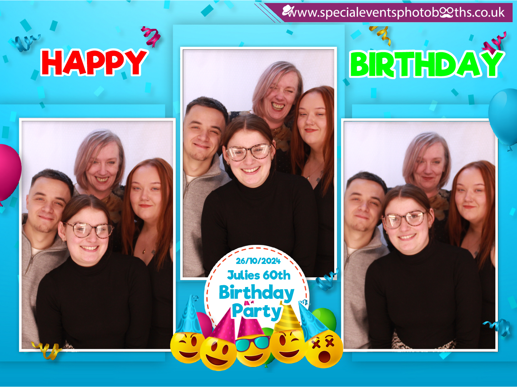 Julie's 60th Birthday | View more photos from the event at my.specialeventsphotobooths.co.uk/u/SpecialEventsPhotoBooths/Julies-60th-Birthday
