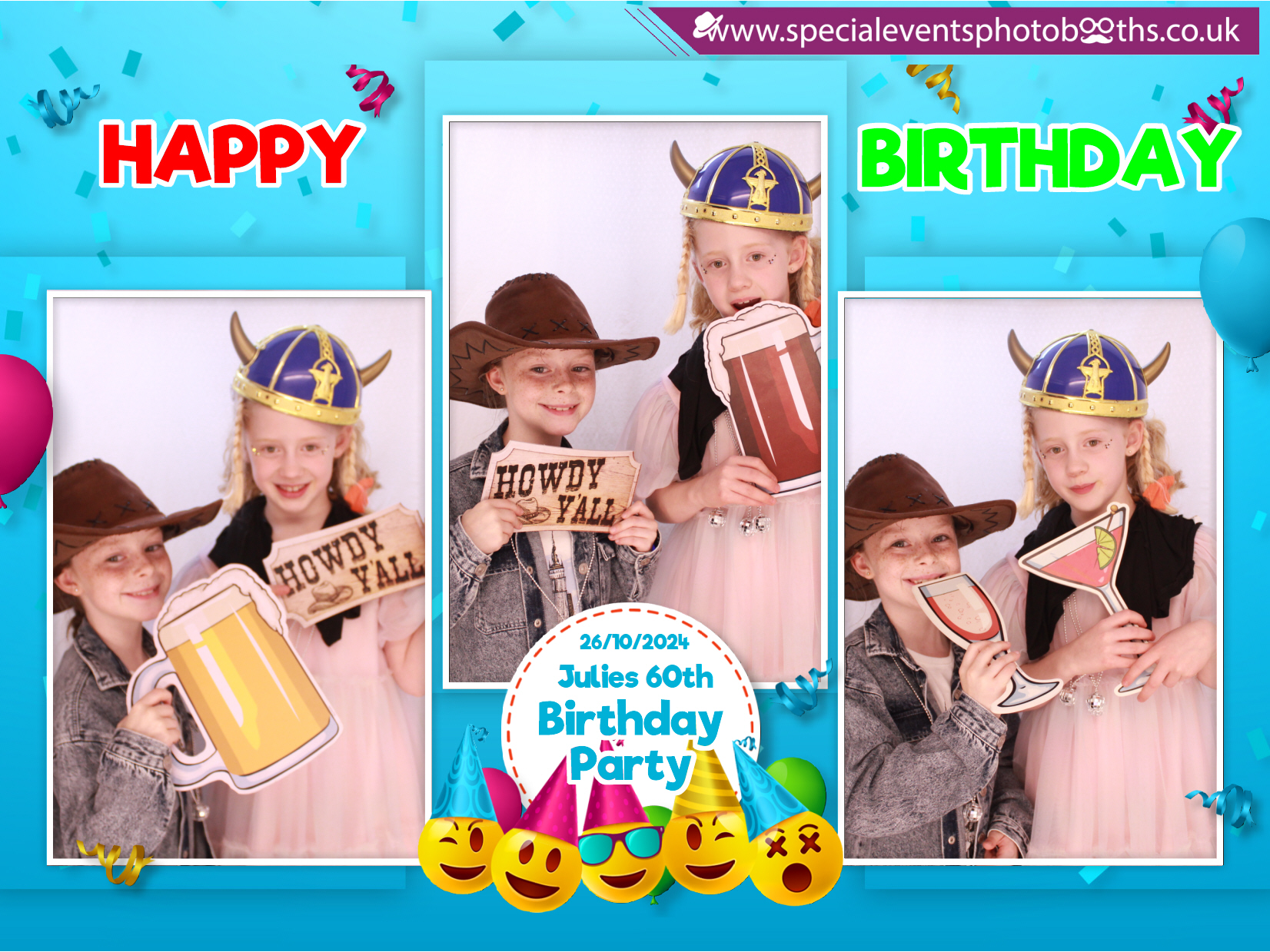 Julie's 60th Birthday | View more photos from the event at my.specialeventsphotobooths.co.uk/u/SpecialEventsPhotoBooths/Julies-60th-Birthday