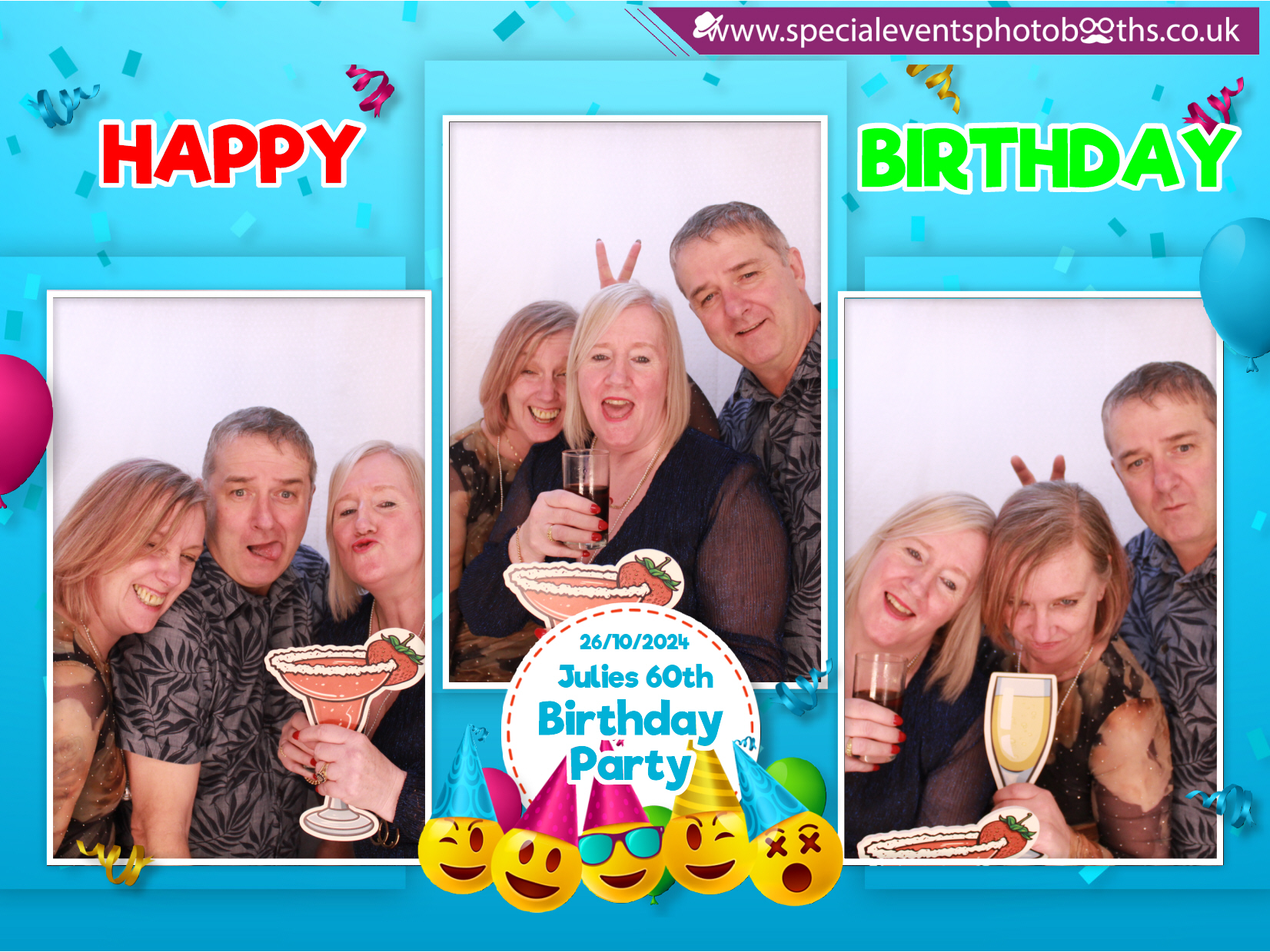 Julie's 60th Birthday | View more photos from the event at my.specialeventsphotobooths.co.uk/u/SpecialEventsPhotoBooths/Julies-60th-Birthday