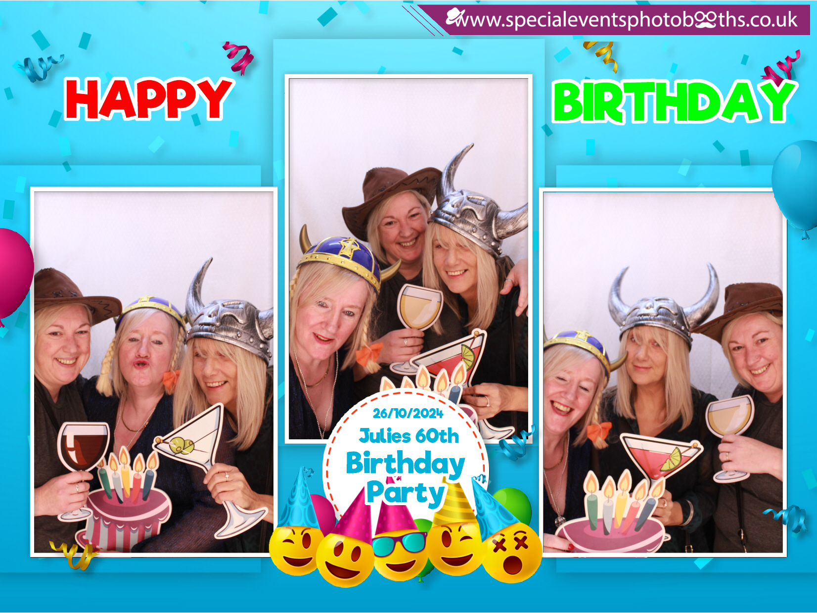 Julie's 60th Birthday | View more photos from the event at my.specialeventsphotobooths.co.uk/u/SpecialEventsPhotoBooths/Julies-60th-Birthday