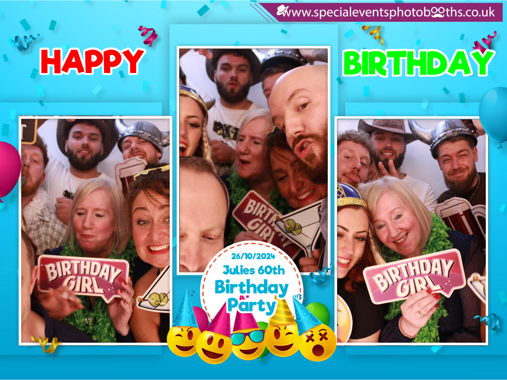 Julie's 60th Birthday | View more photos from the event at my.specialeventsphotobooths.co.uk/u/SpecialEventsPhotoBooths/Julies-60th-Birthday