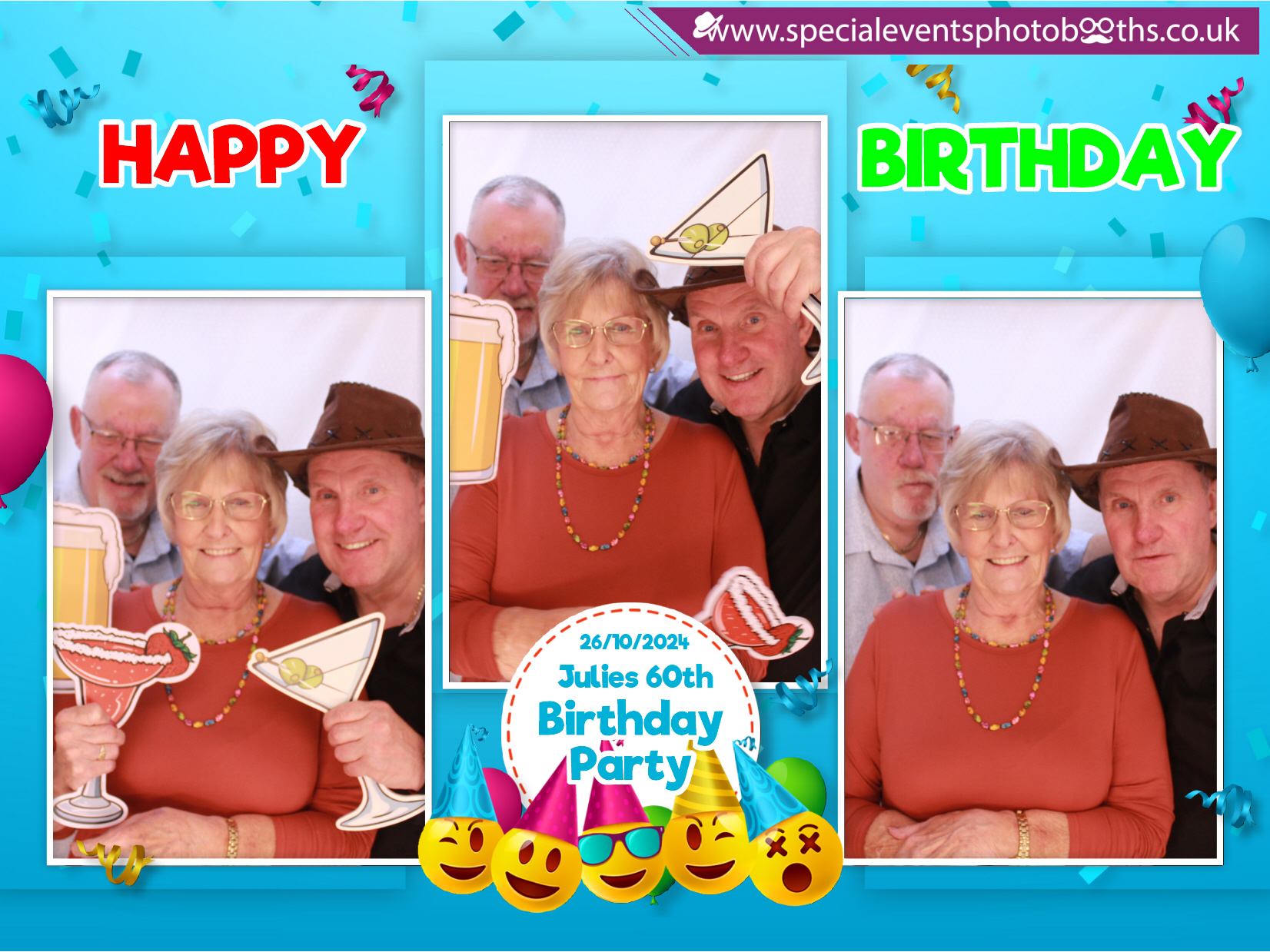 Julie's 60th Birthday | View more photos from the event at my.specialeventsphotobooths.co.uk/u/SpecialEventsPhotoBooths/Julies-60th-Birthday