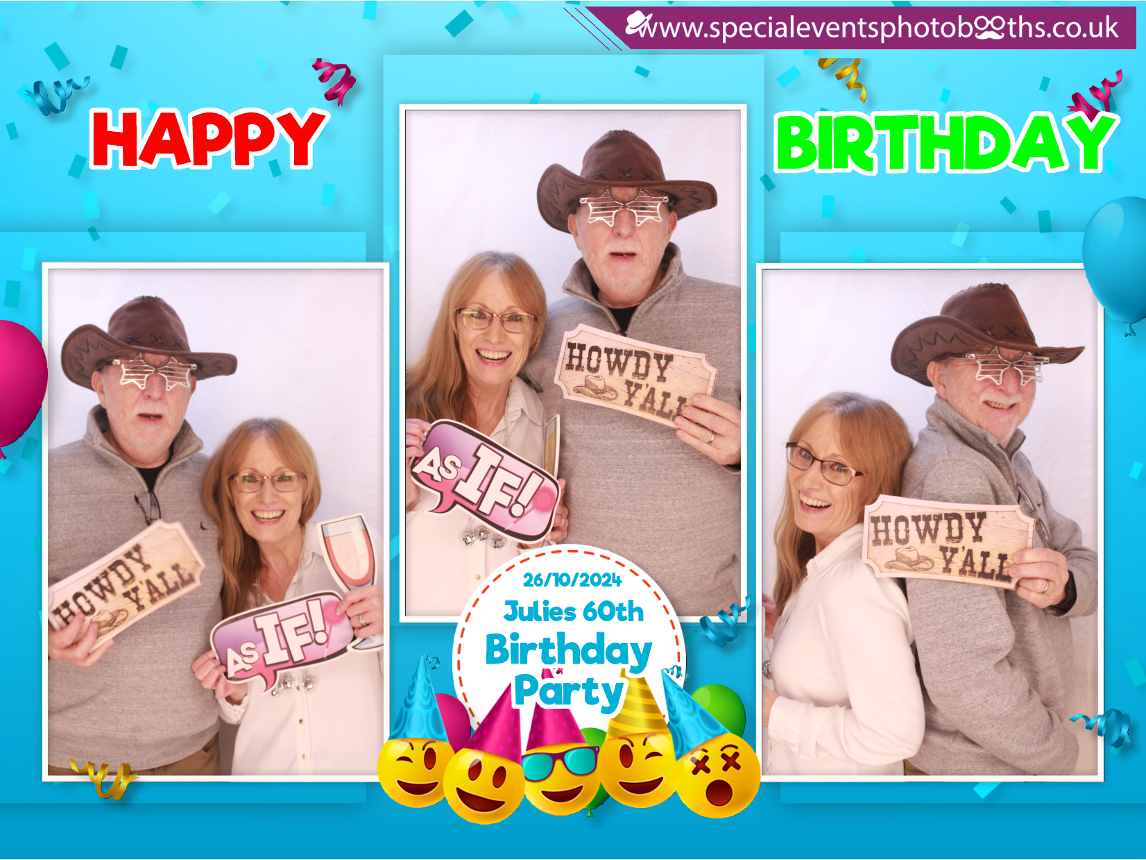 Julie's 60th Birthday | View more photos from the event at my.specialeventsphotobooths.co.uk/u/SpecialEventsPhotoBooths/Julies-60th-Birthday