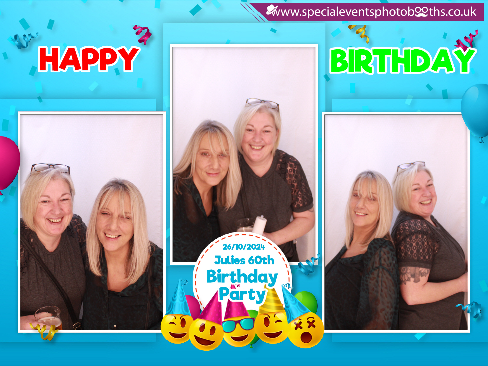 Julie's 60th Birthday | View more photos from the event at my.specialeventsphotobooths.co.uk/u/SpecialEventsPhotoBooths/Julies-60th-Birthday