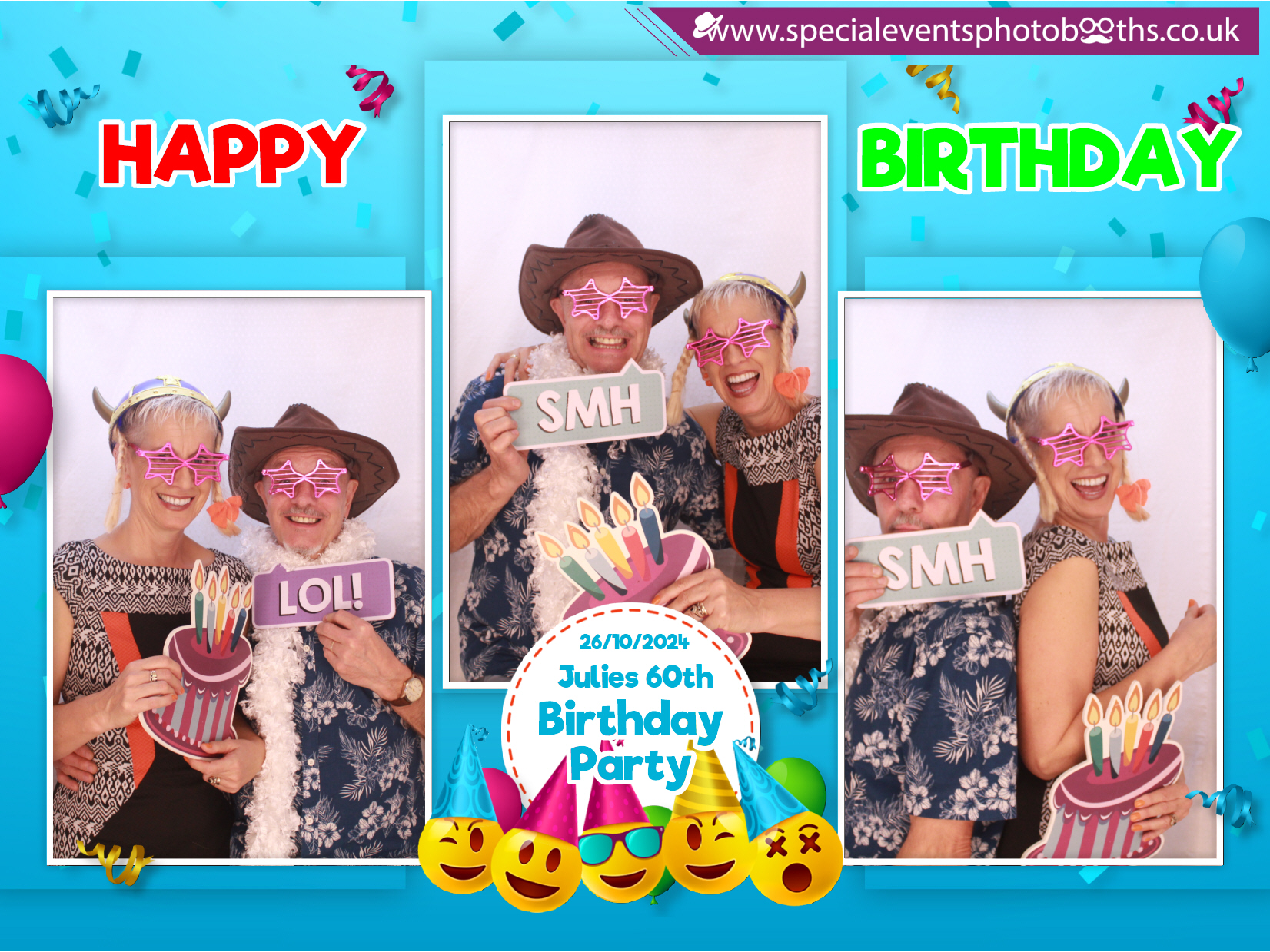 Julie's 60th Birthday | View more photos from the event at my.specialeventsphotobooths.co.uk/u/SpecialEventsPhotoBooths/Julies-60th-Birthday