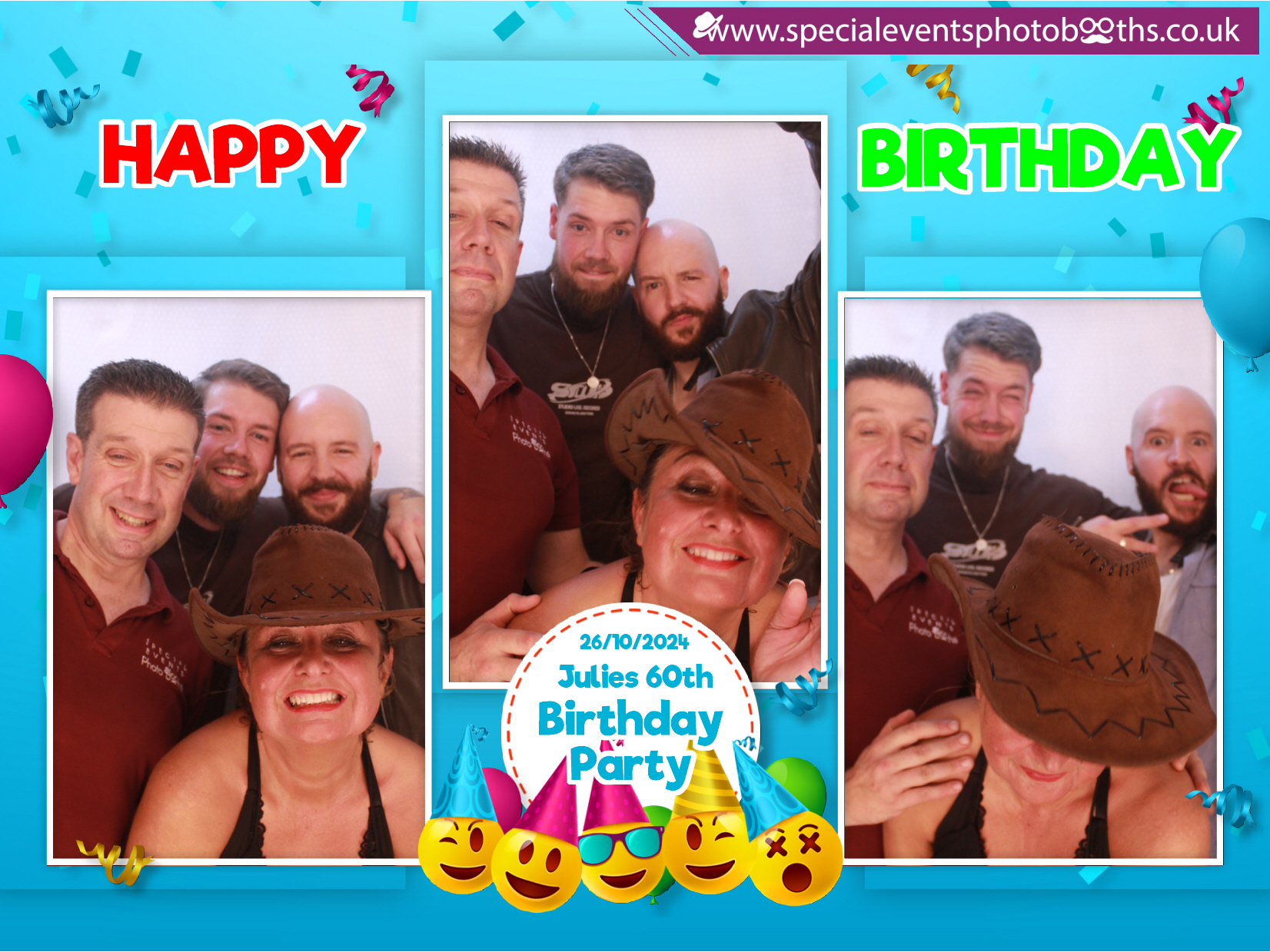 Julie's 60th Birthday | View more photos from the event at my.specialeventsphotobooths.co.uk/u/SpecialEventsPhotoBooths/Julies-60th-Birthday