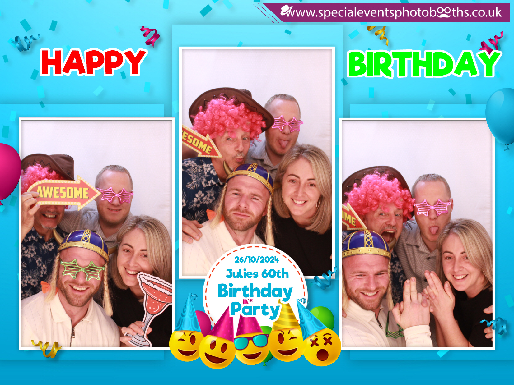 Julie's 60th Birthday | View more photos from the event at my.specialeventsphotobooths.co.uk/u/SpecialEventsPhotoBooths/Julies-60th-Birthday