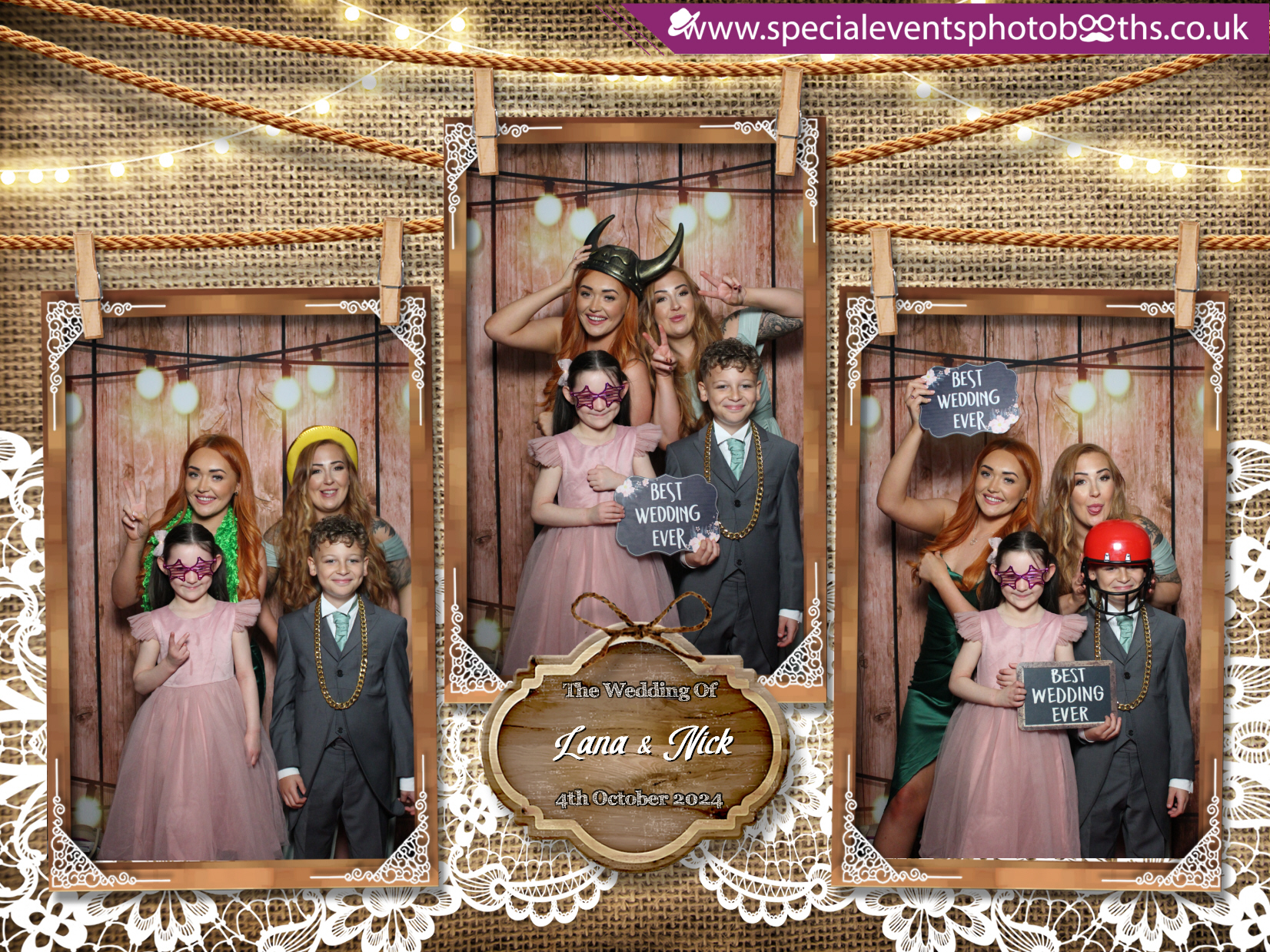 Lana and Nick's Wedding | View more photos from the event at my.specialeventsphotobooths.co.uk/u/SpecialEventsPhotoBooths/Lana-and-Nicks-Wedding