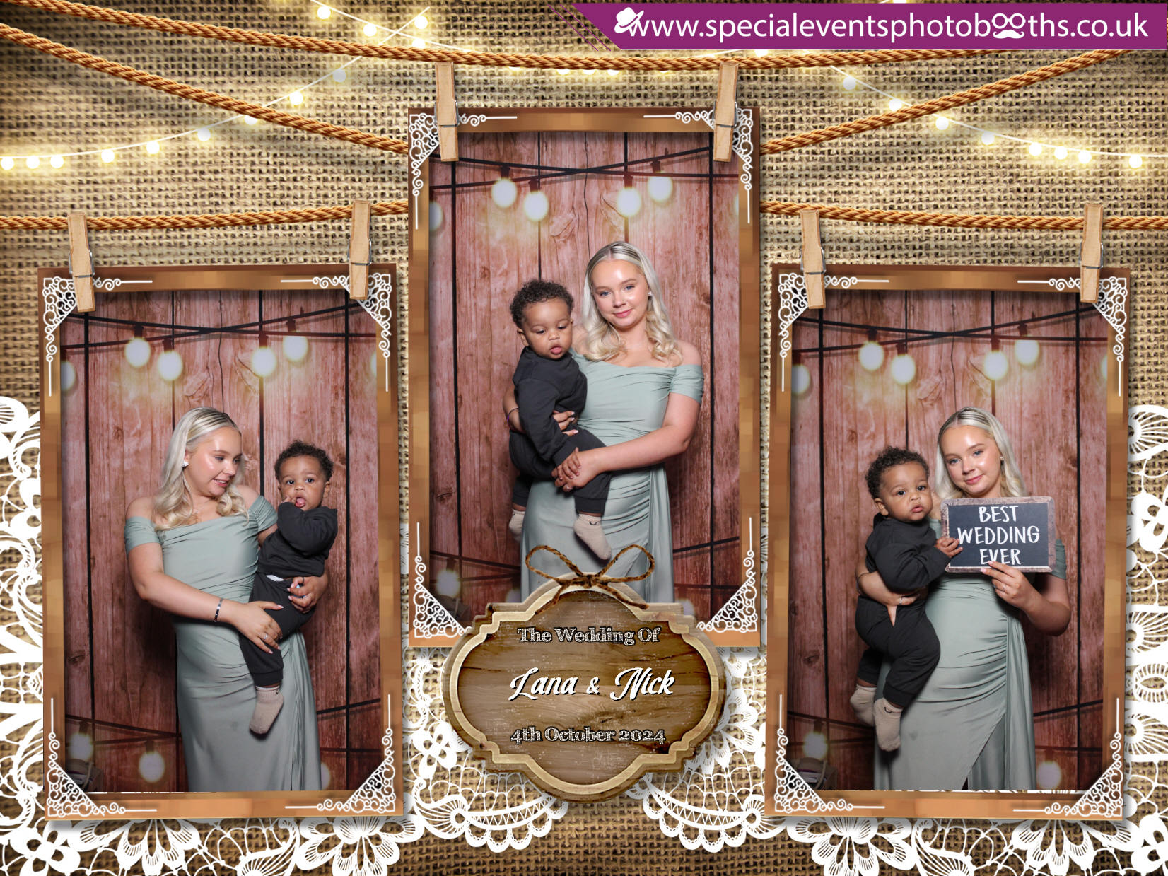 Lana and Nick's Wedding | View more photos from the event at my.specialeventsphotobooths.co.uk/u/SpecialEventsPhotoBooths/Lana-and-Nicks-Wedding