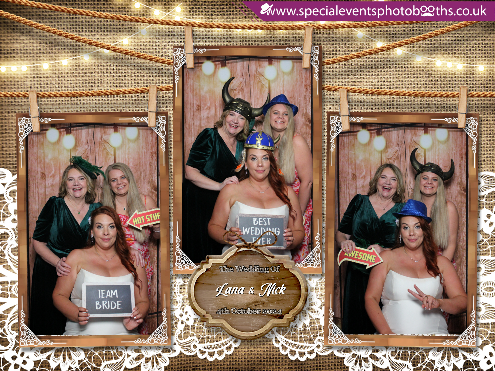Lana and Nick's Wedding | View more photos from the event at my.specialeventsphotobooths.co.uk/u/SpecialEventsPhotoBooths/Lana-and-Nicks-Wedding