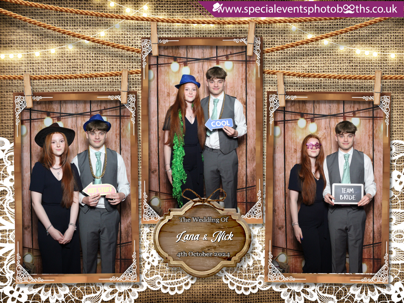 Lana and Nick's Wedding | View more photos from the event at my.specialeventsphotobooths.co.uk/u/SpecialEventsPhotoBooths/Lana-and-Nicks-Wedding