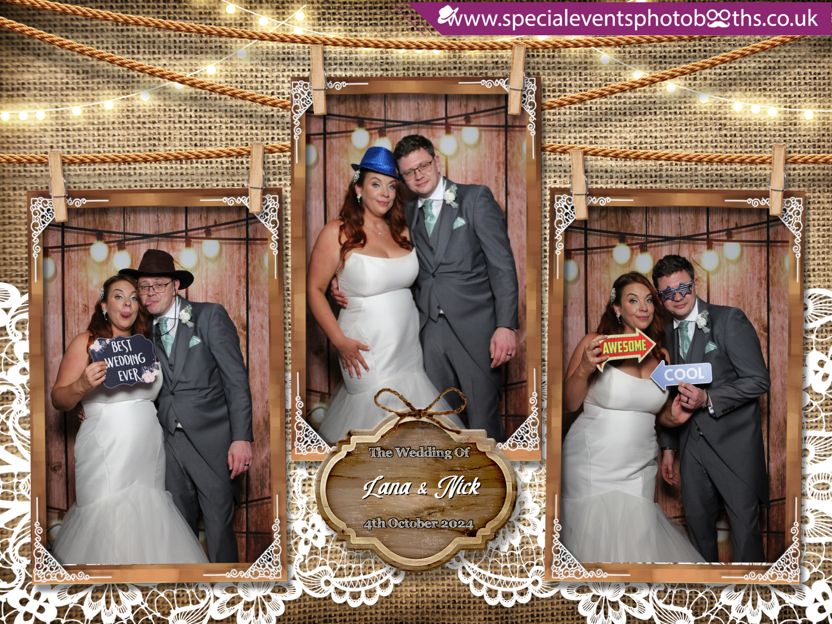 Lana and Nick's Wedding | View more photos from the event at my.specialeventsphotobooths.co.uk/u/SpecialEventsPhotoBooths/Lana-and-Nicks-Wedding