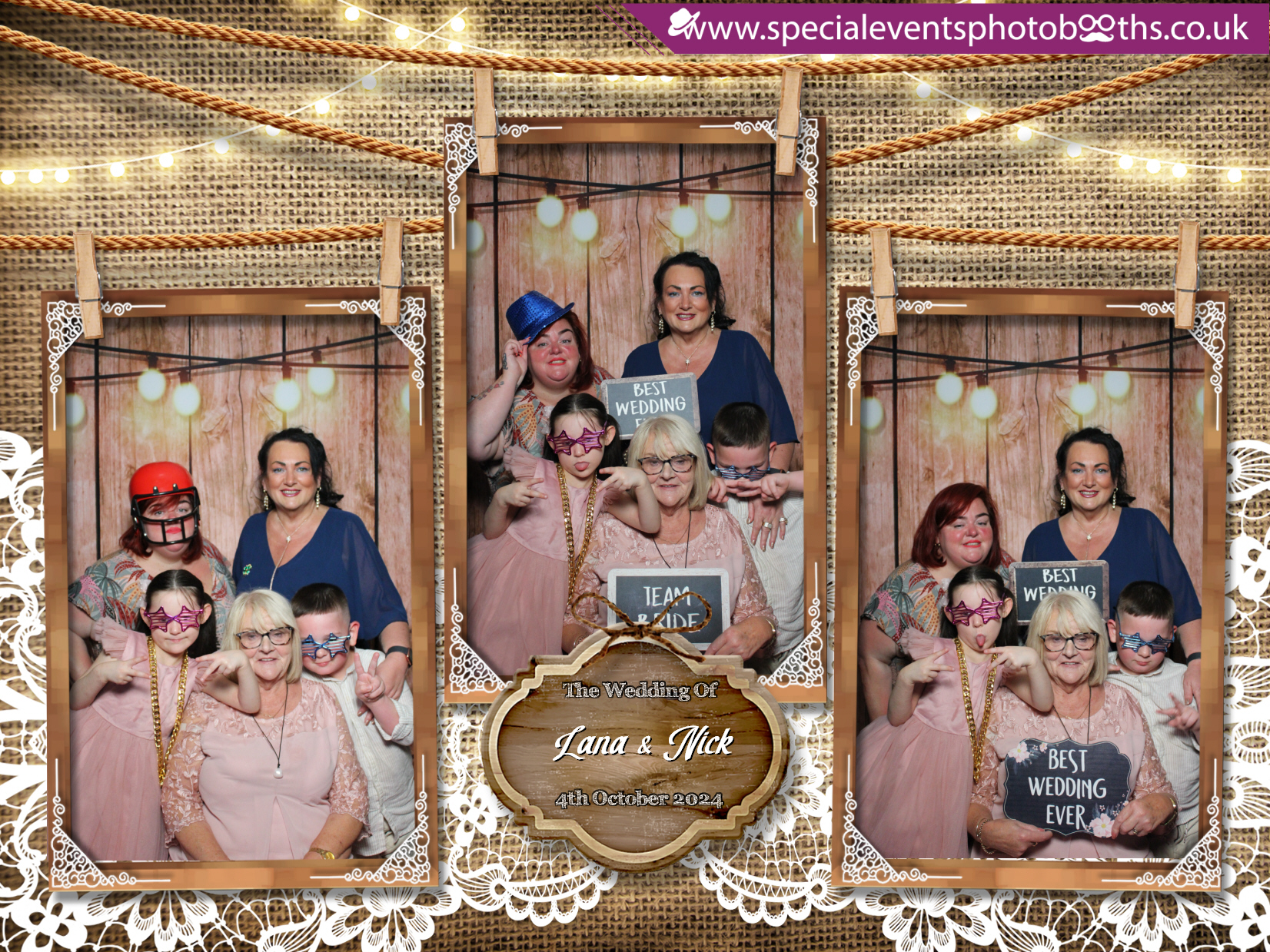 Lana and Nick's Wedding | View more photos from the event at my.specialeventsphotobooths.co.uk/u/SpecialEventsPhotoBooths/Lana-and-Nicks-Wedding