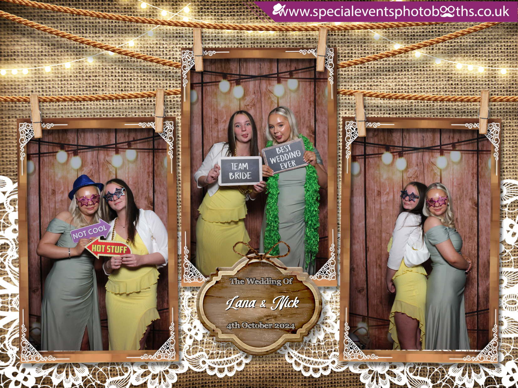 Lana and Nick's Wedding | View more photos from the event at my.specialeventsphotobooths.co.uk/u/SpecialEventsPhotoBooths/Lana-and-Nicks-Wedding