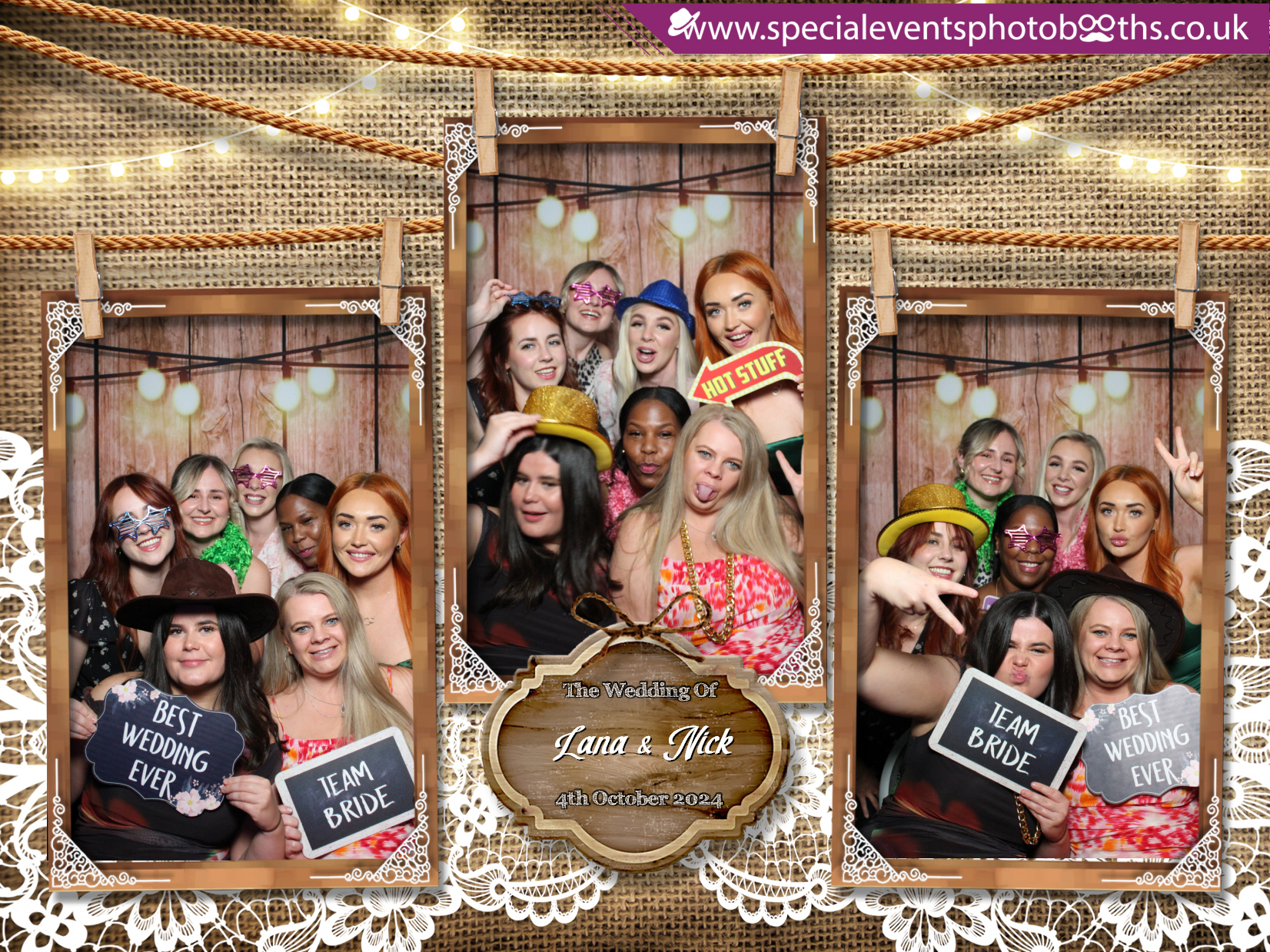 Lana and Nick's Wedding | View more photos from the event at my.specialeventsphotobooths.co.uk/u/SpecialEventsPhotoBooths/Lana-and-Nicks-Wedding