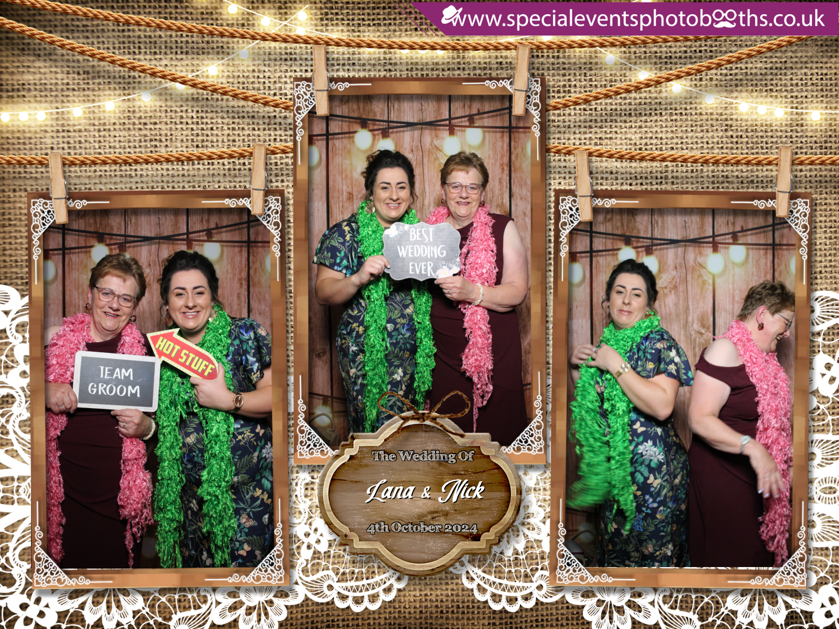 Lana and Nick's Wedding | View more photos from the event at my.specialeventsphotobooths.co.uk/u/SpecialEventsPhotoBooths/Lana-and-Nicks-Wedding