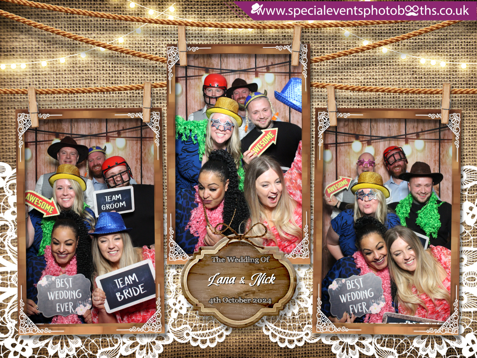 Lana and Nick's Wedding | View more photos from the event at my.specialeventsphotobooths.co.uk/u/SpecialEventsPhotoBooths/Lana-and-Nicks-Wedding