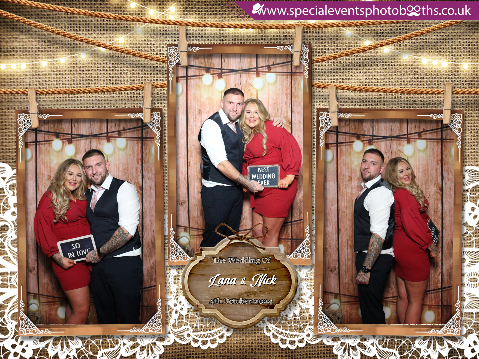 Lana and Nick's Wedding | View more photos from the event at my.specialeventsphotobooths.co.uk/u/SpecialEventsPhotoBooths/Lana-and-Nicks-Wedding