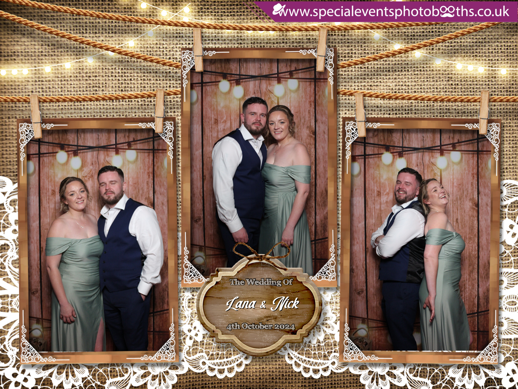 Lana and Nick's Wedding | View more photos from the event at my.specialeventsphotobooths.co.uk/u/SpecialEventsPhotoBooths/Lana-and-Nicks-Wedding