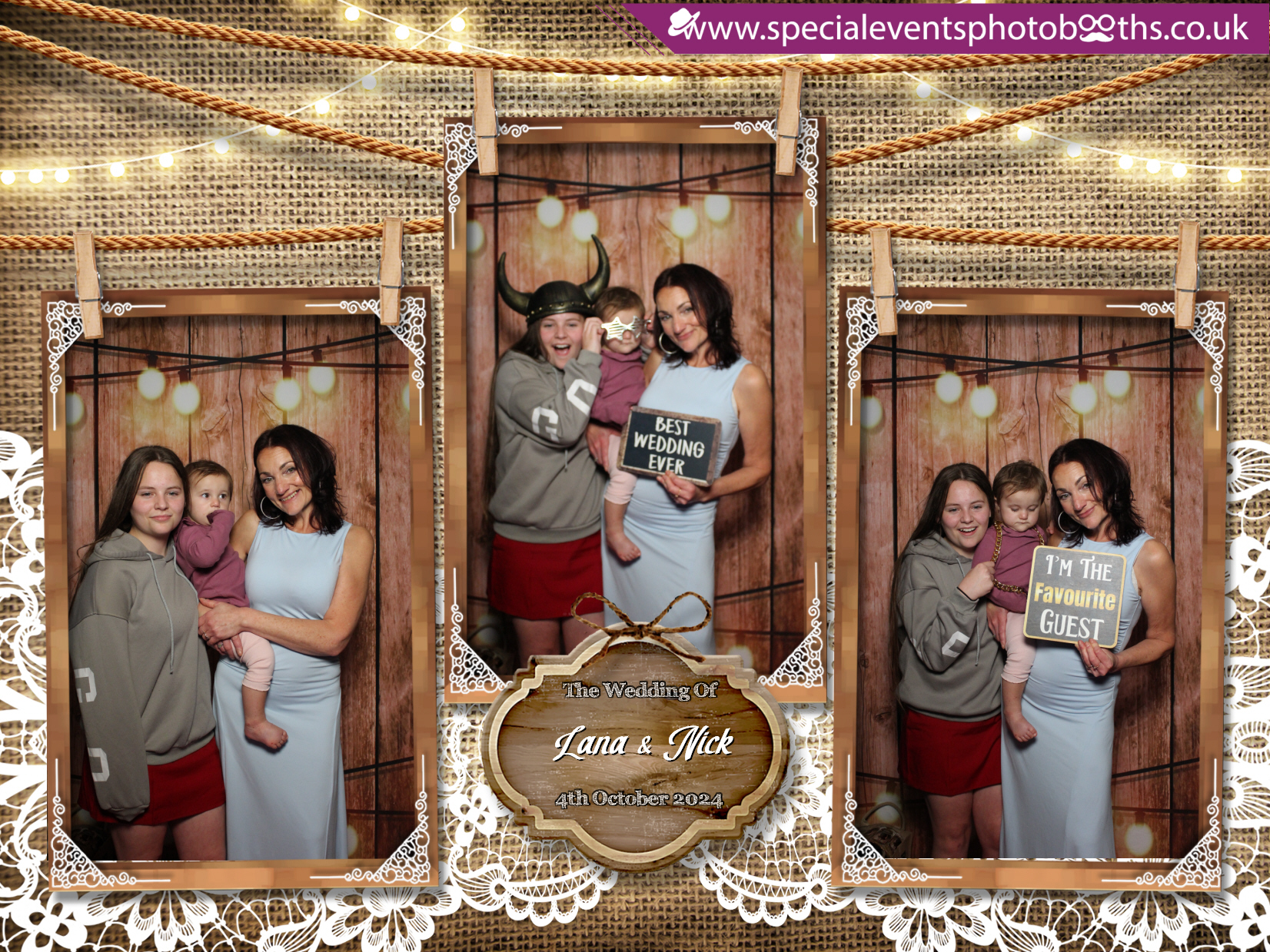 Lana and Nick's Wedding | View more photos from the event at my.specialeventsphotobooths.co.uk/u/SpecialEventsPhotoBooths/Lana-and-Nicks-Wedding