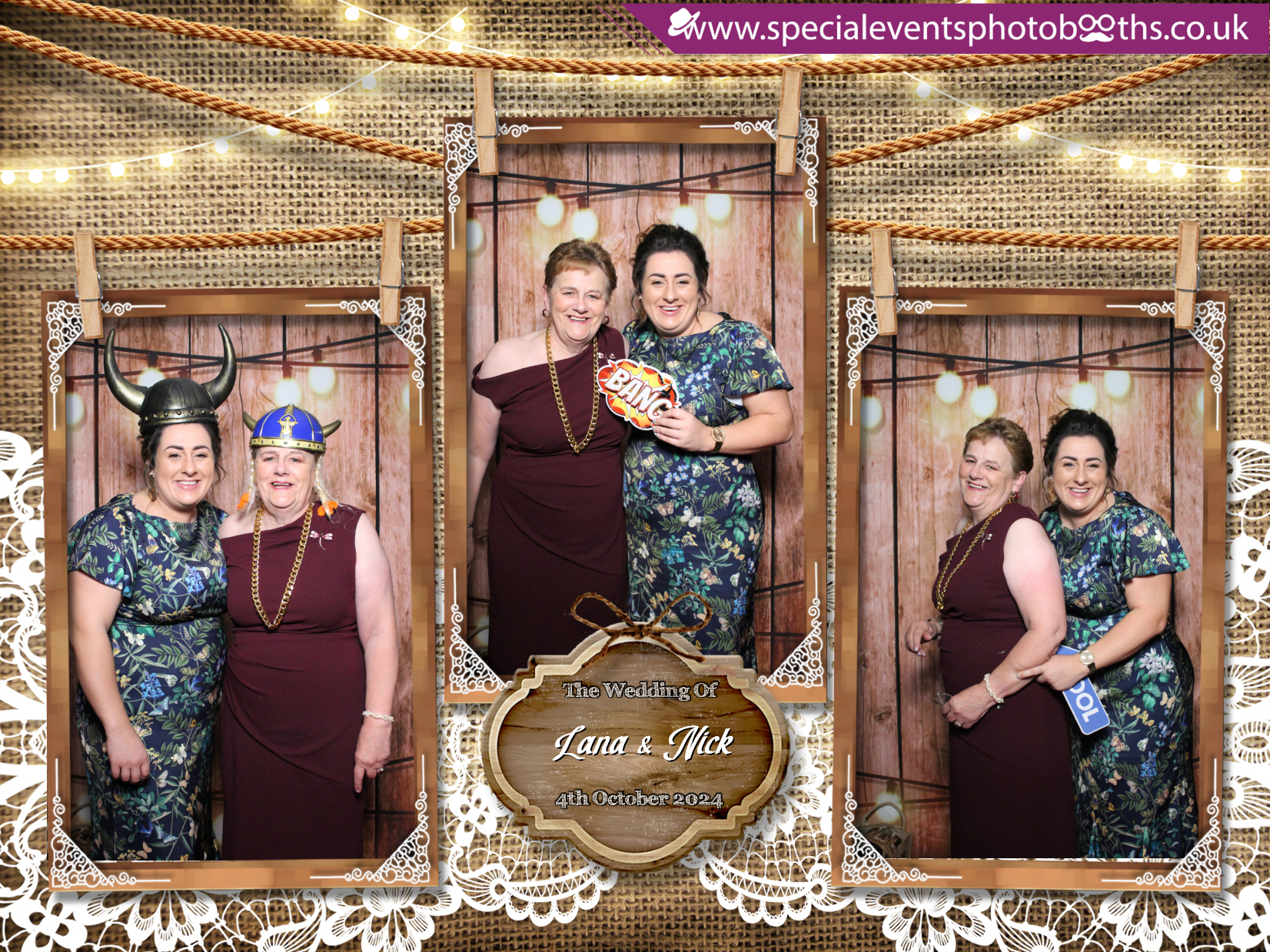 Lana and Nick's Wedding | View more photos from the event at my.specialeventsphotobooths.co.uk/u/SpecialEventsPhotoBooths/Lana-and-Nicks-Wedding
