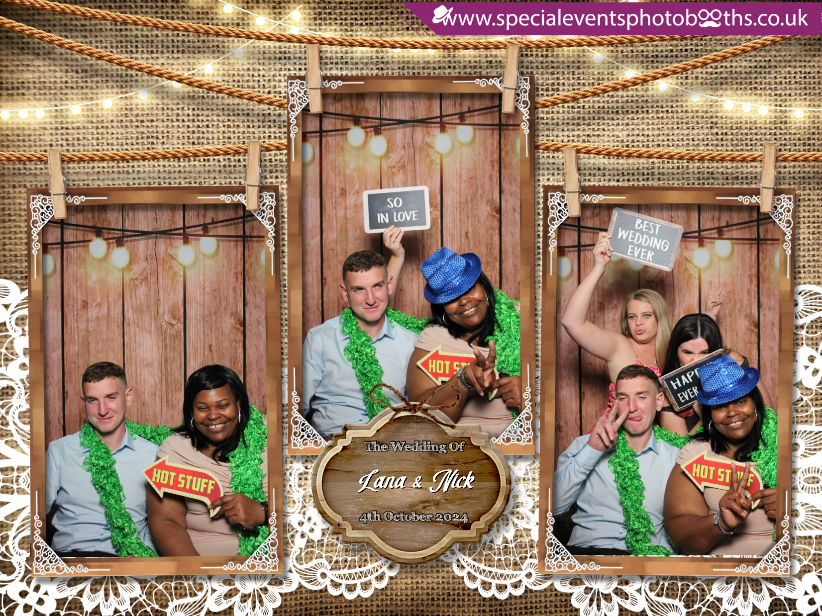Lana and Nick's Wedding | View more photos from the event at my.specialeventsphotobooths.co.uk/u/SpecialEventsPhotoBooths/Lana-and-Nicks-Wedding