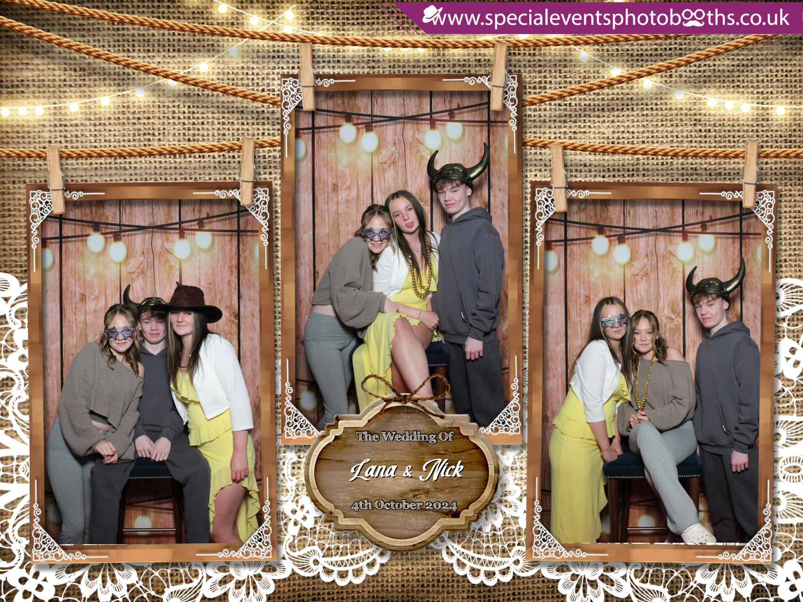 Lana and Nick's Wedding | View more photos from the event at my.specialeventsphotobooths.co.uk/u/SpecialEventsPhotoBooths/Lana-and-Nicks-Wedding