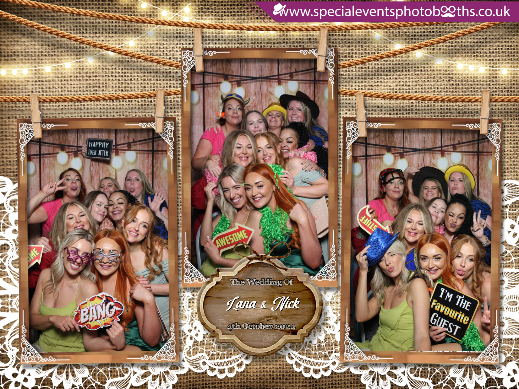 Lana and Nick's Wedding | View more photos from the event at my.specialeventsphotobooths.co.uk/u/SpecialEventsPhotoBooths/Lana-and-Nicks-Wedding