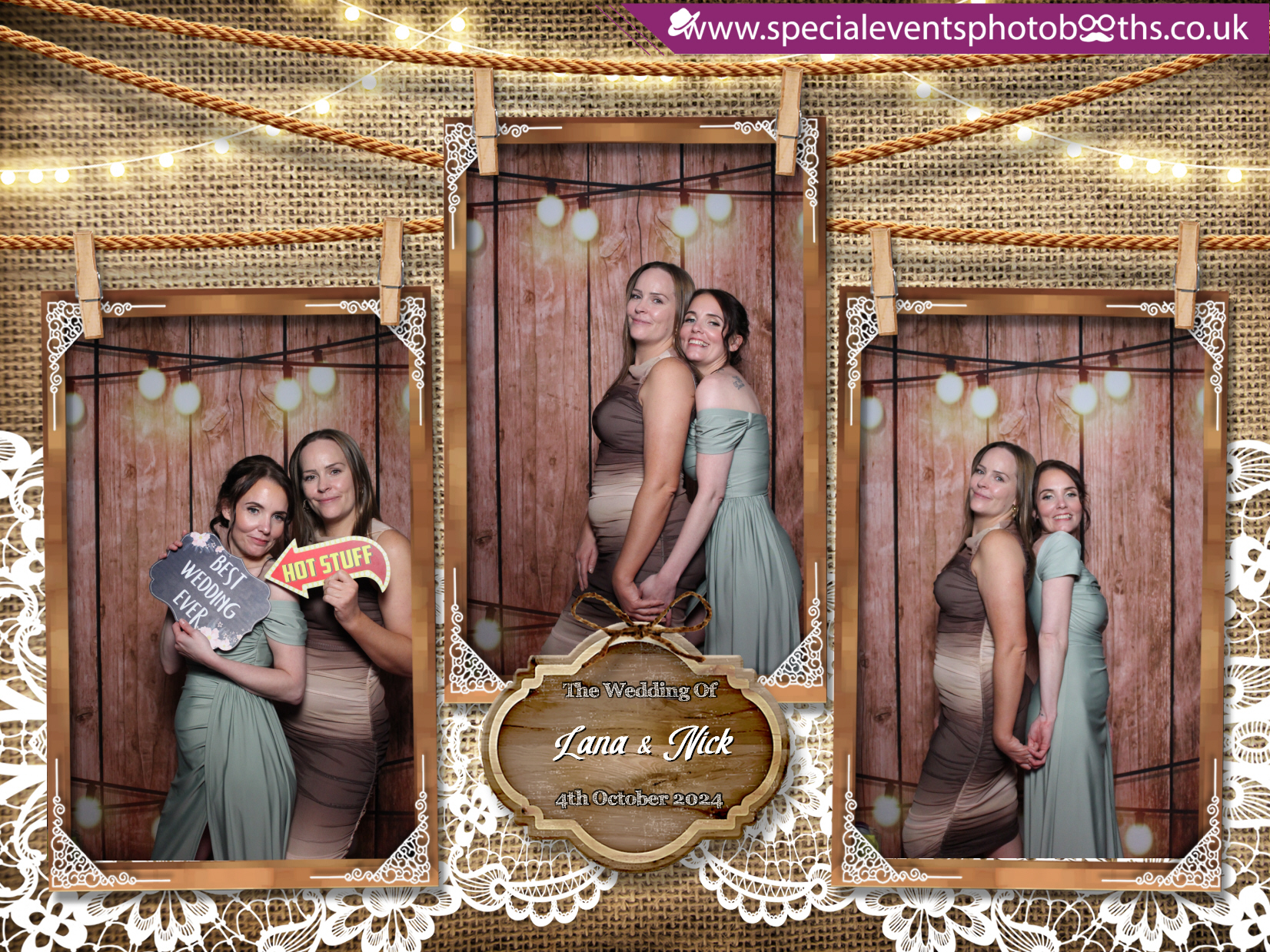 Lana and Nick's Wedding | View more photos from the event at my.specialeventsphotobooths.co.uk/u/SpecialEventsPhotoBooths/Lana-and-Nicks-Wedding